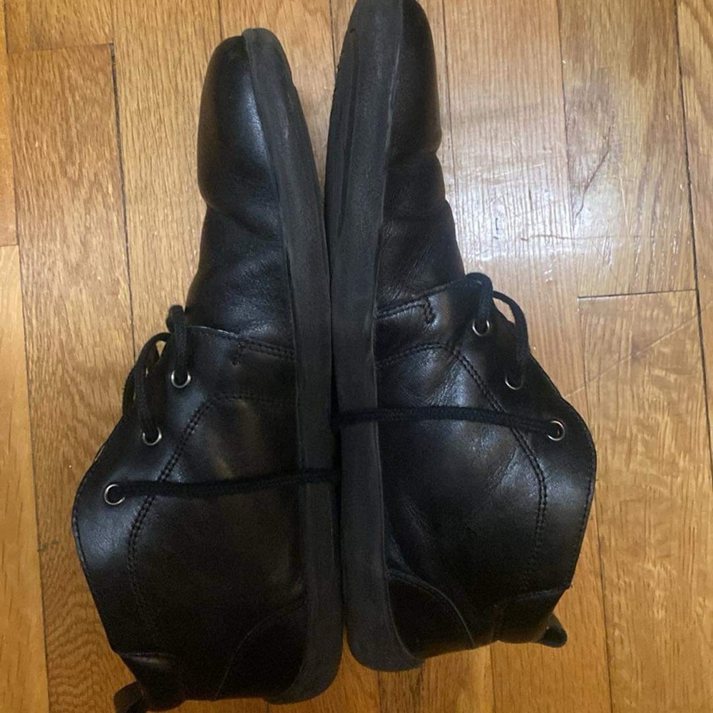 Belenka Icon size 45 black leather ankle minimalist boots